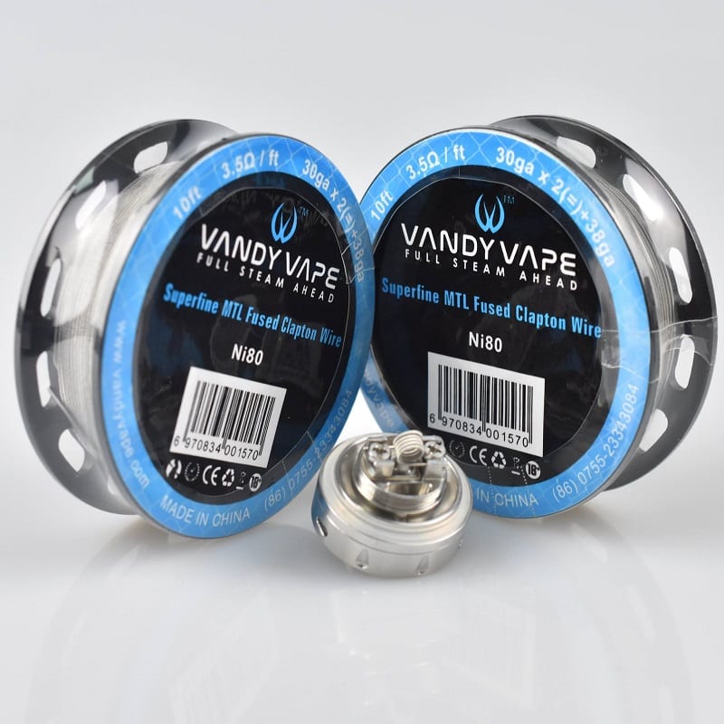 VANDY VAPE SuperFine MTL Fused Clapton Wires (Best Prices In Europe