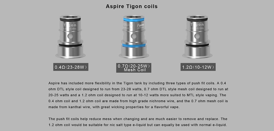 Aspire - Tigon Coils 5stk