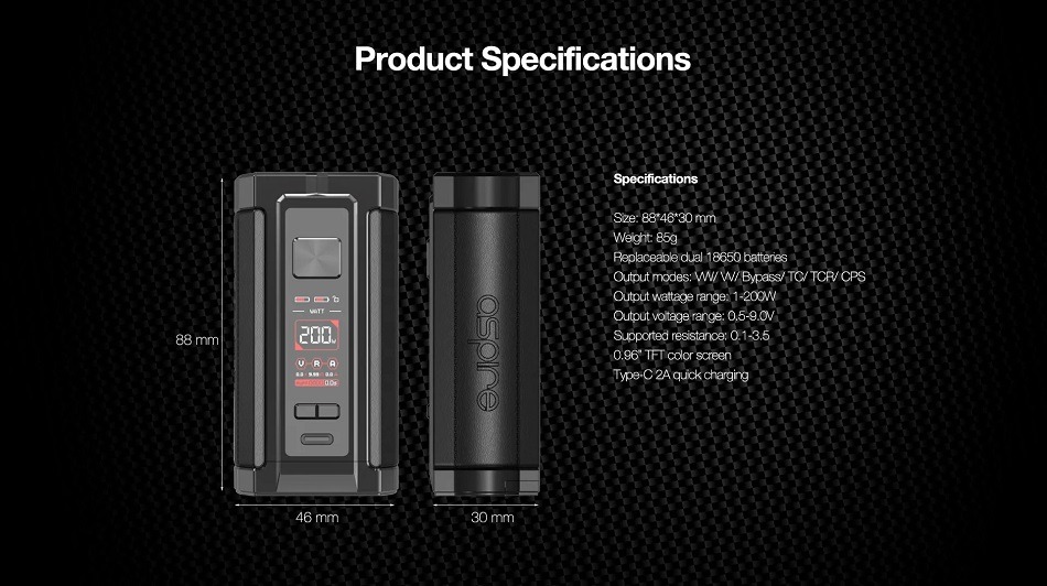 ASPIRE - VROD 200 MOD ASPIRE - VROD 200 MOD